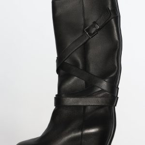 Buckle Wedge Boot