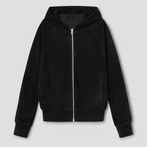 Leather Sweatshirt